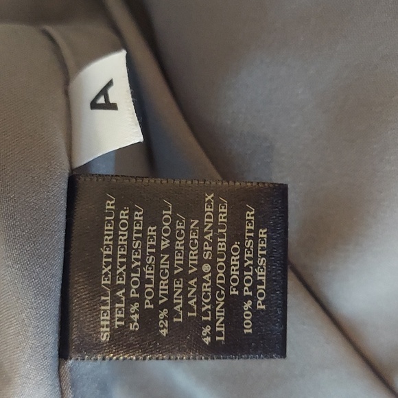 Ann Taylor suit skirt, wool blend,  size 10, gray - Picture 5 of 10